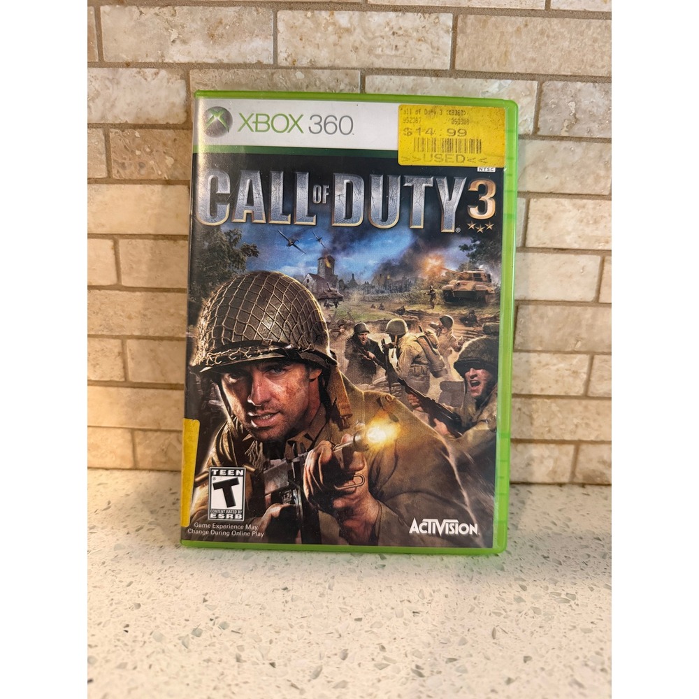 Call of Duty 3 Microsoft Xbox 360 Complete In Box CIB